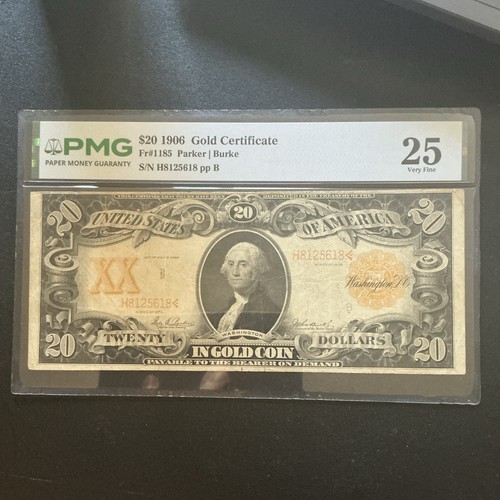 1906 gold certificate - 1906,